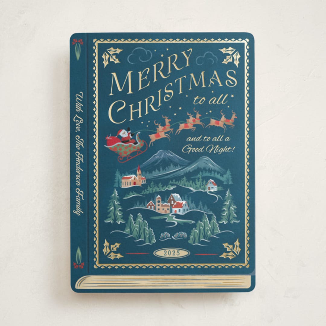 "The Night Before Christmas" - Holiday Cards in Night by Paper Sun Studio - Front