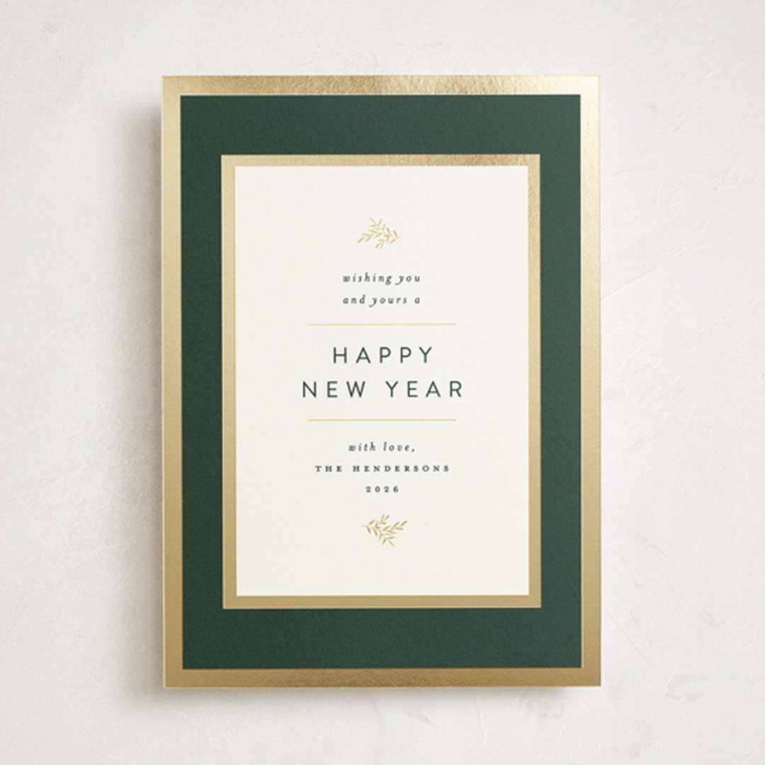 "legacy" - Holiday Cards in Evergreen by Carolyn Nicks - Front