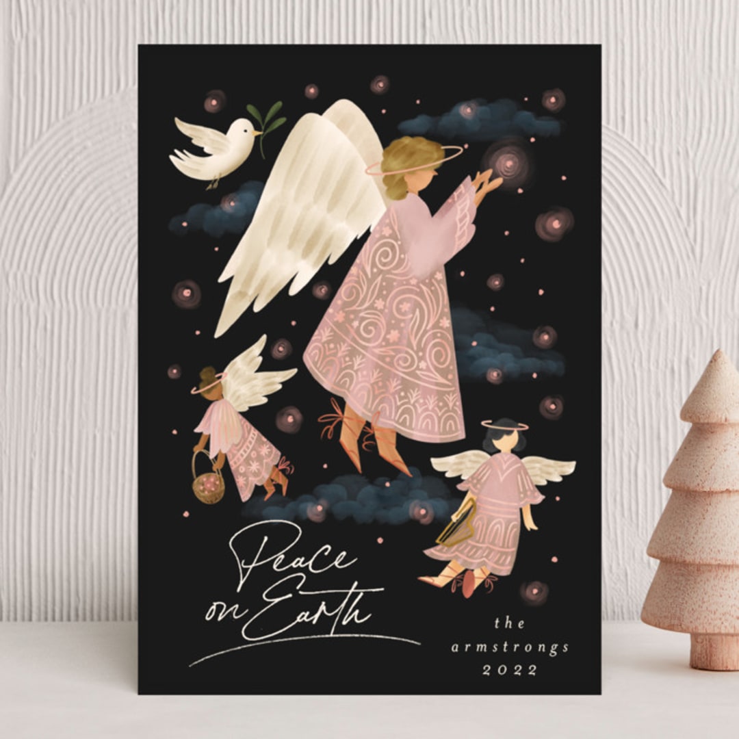 "Holiday Wishes" - Holiday Cards in Candy by Grae - Front