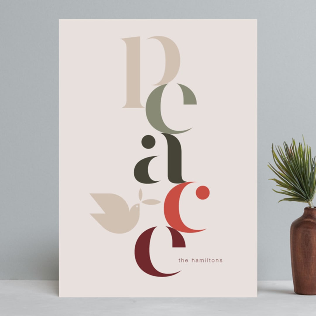 "Peace Dove" - Holiday Cards in Vanilla by amanda lawrence - Front