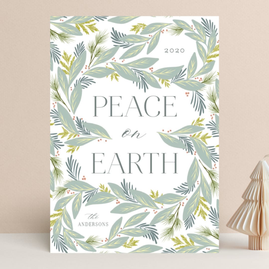"Winding Foliage" - Holiday Cards in Classic by Heather Cairl - Front