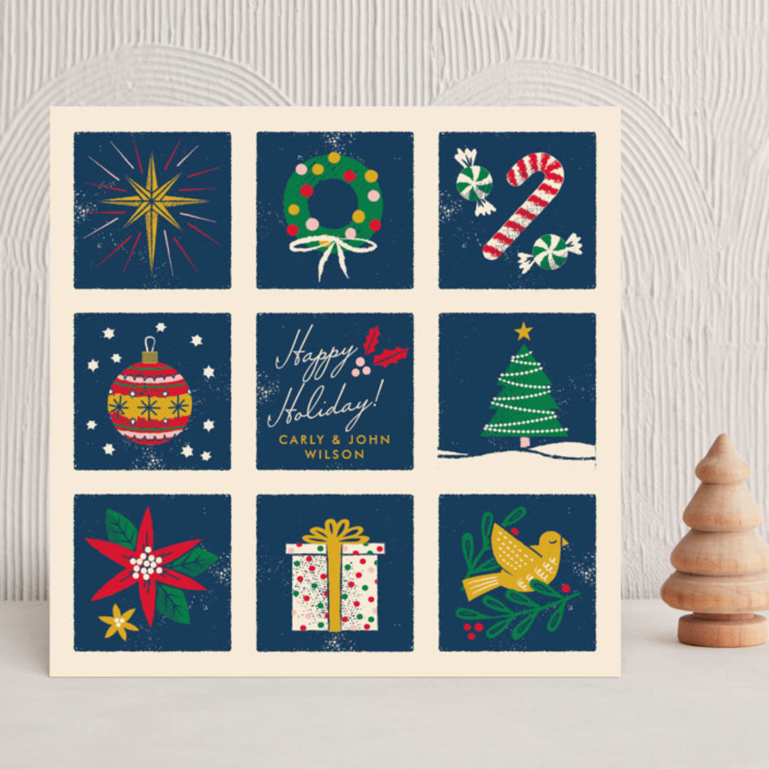 "Icons" - Holiday Cards in Preppy by 2birdstone - Front