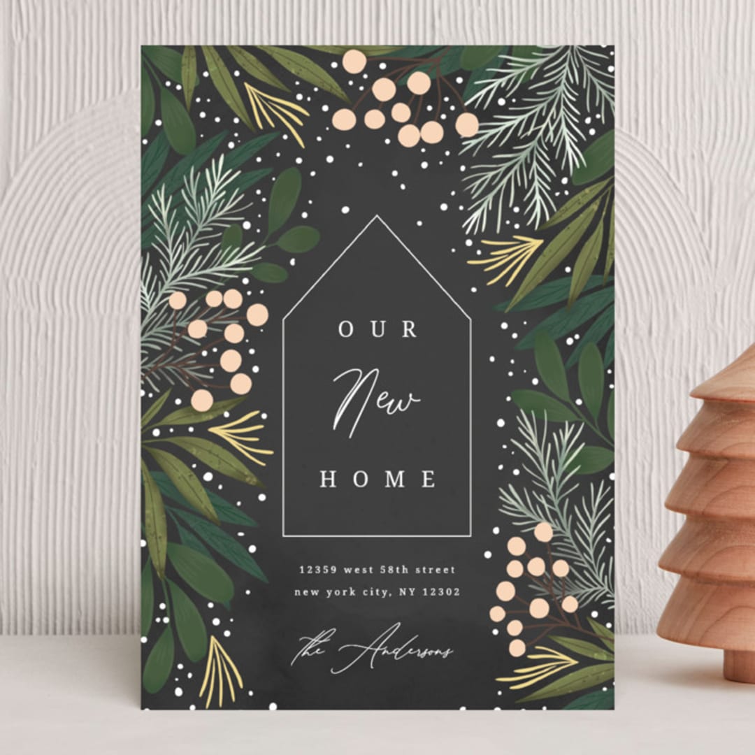 "sweet home" - Holiday Cards in Forest by Yuliya Evseeva - Front