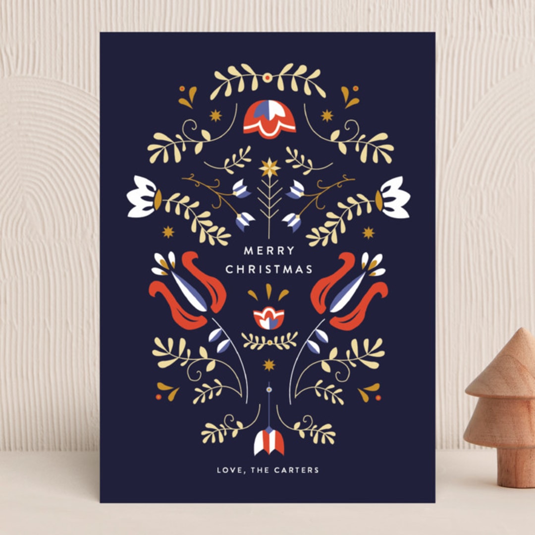 Scandinavian Folk Card