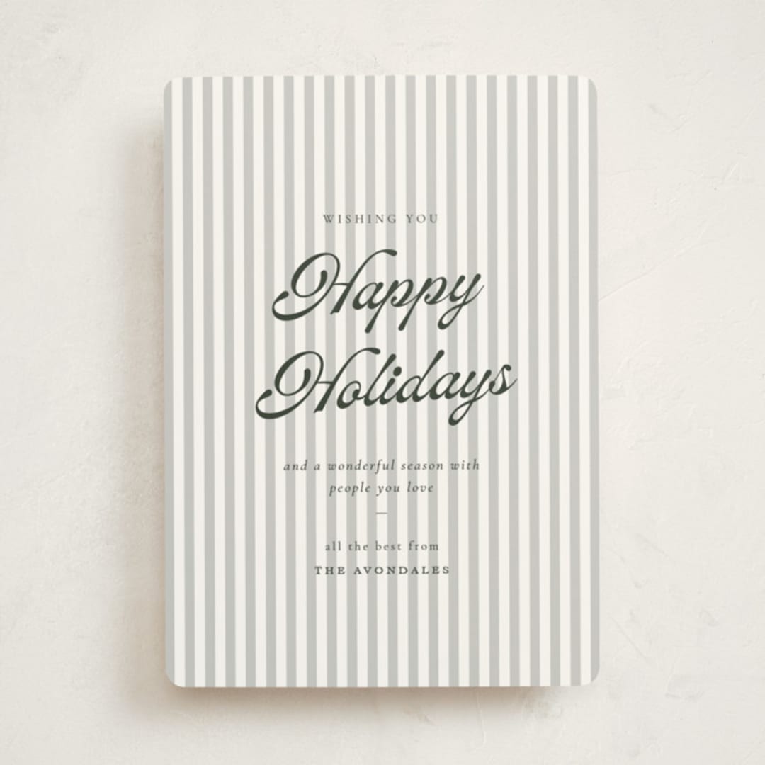 "small things" - Holiday Cards in Evergreen by Sara Hicks Malone - Front