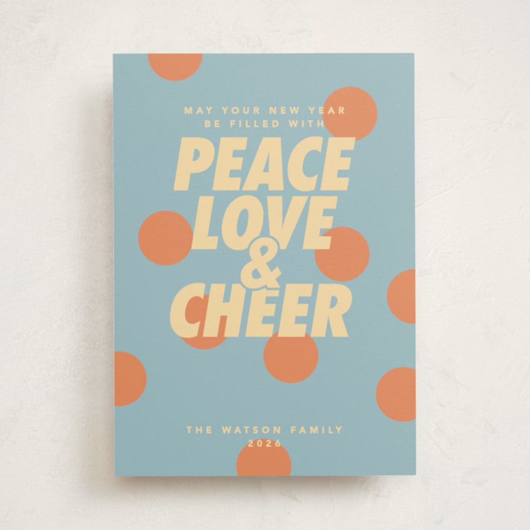 "Christmas polka" - Holiday Cards in Halo by Creo Study - Front