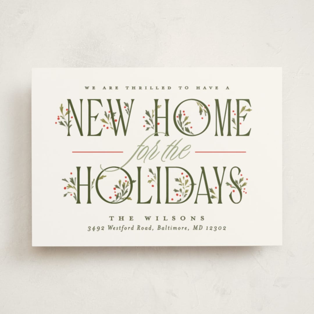 "Hearth" - Holiday Cards in Festive by Erin L. Wilson - Front