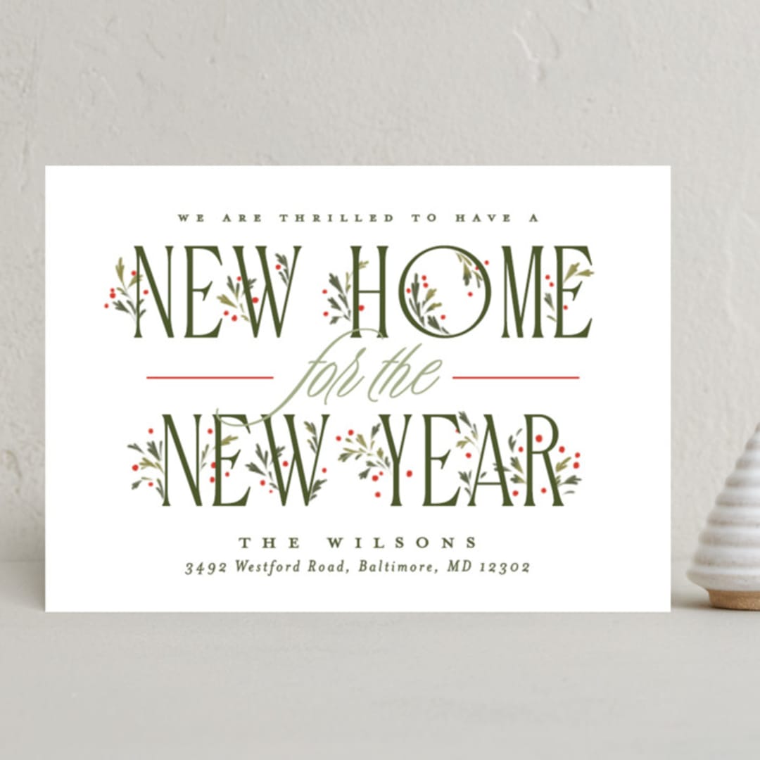 "Hearth" - Holiday Cards in Festive by Erin L. Wilson - Front