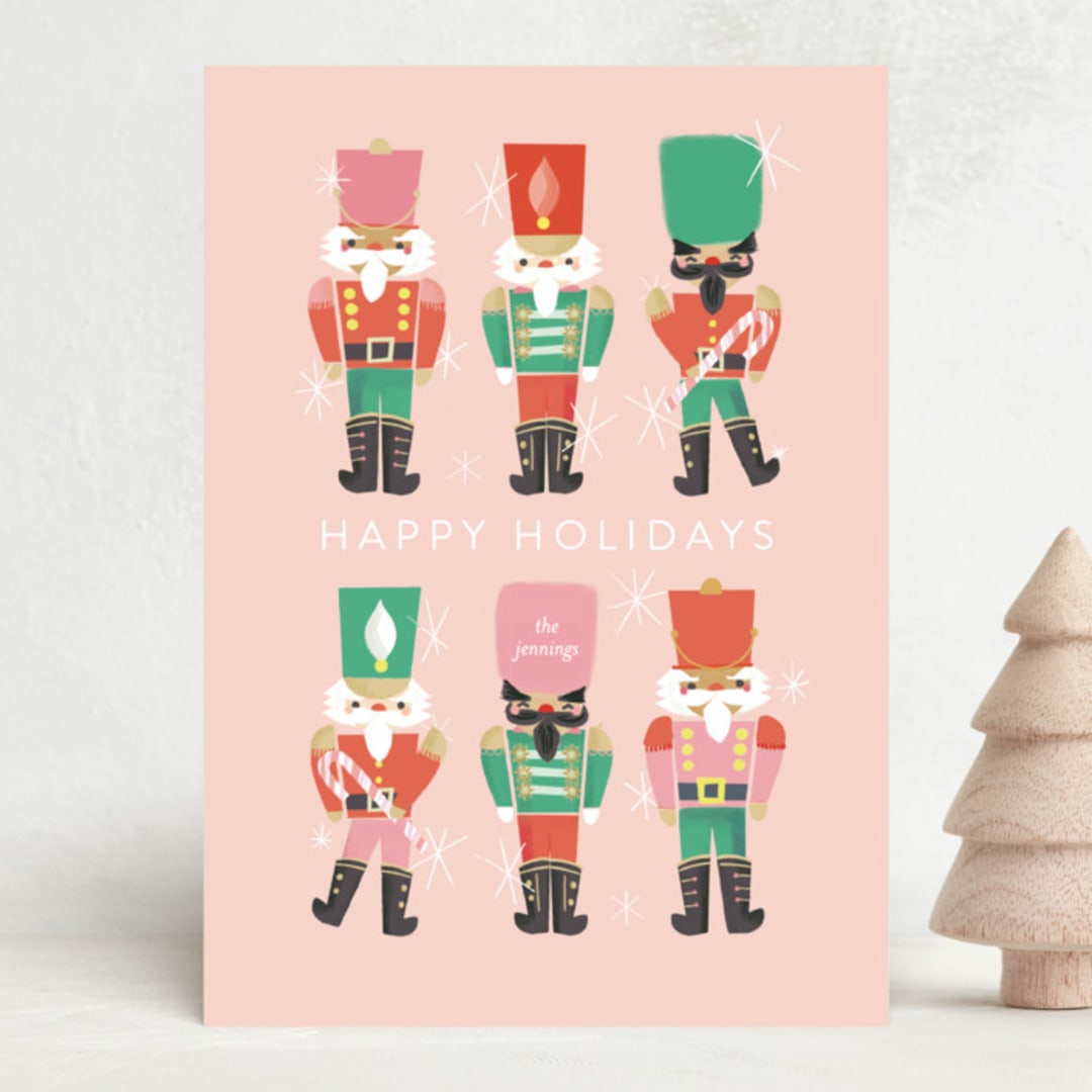 "Nutcrackers" - Holiday Cards in Ballet by Itsy Belle Studio - Front