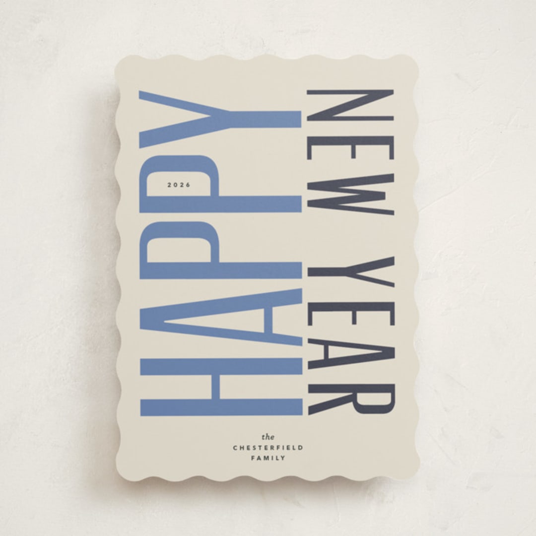 "headline" - Holiday Cards in Starry Night by Carrie Moradi - Front