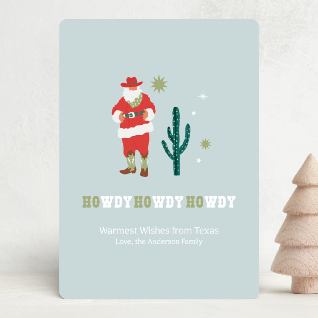 "HOwdy, HOwdy, HOwdy" - Holiday Cards in Frozen by tara berg - Front
