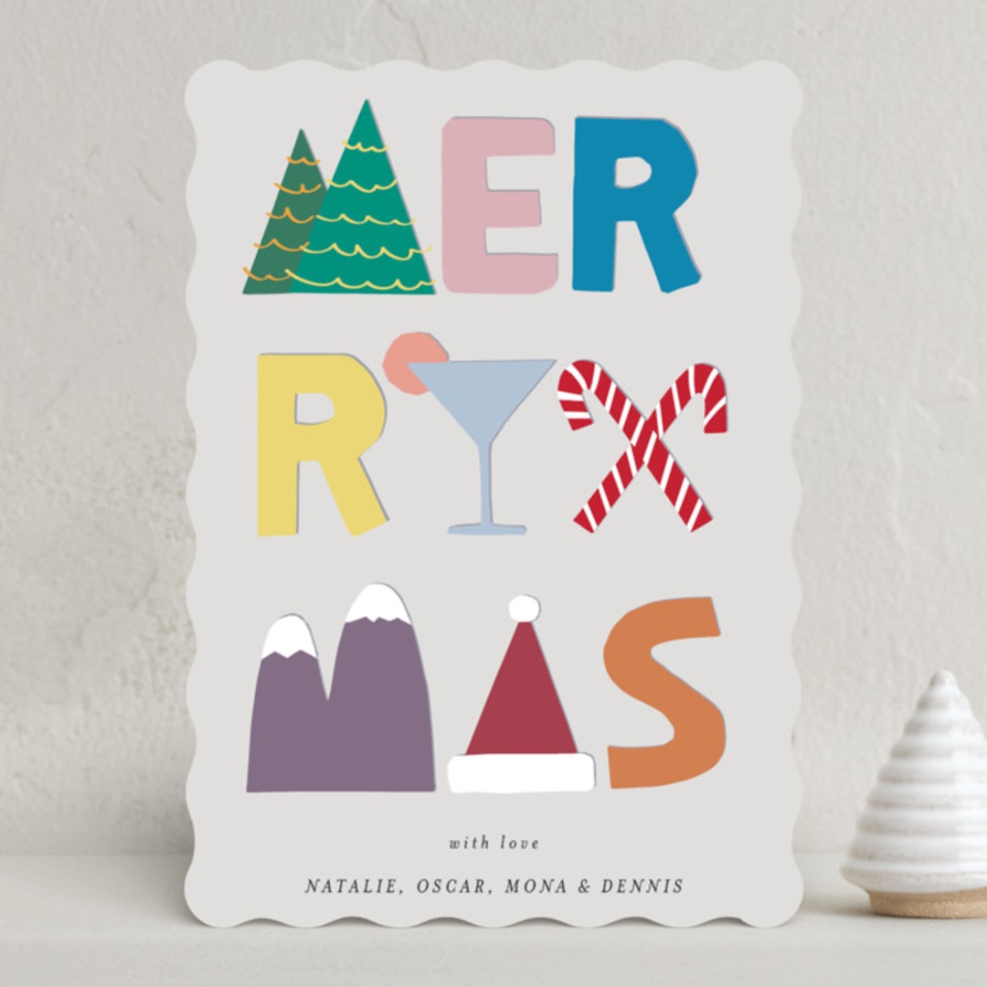 "Kiddy" - Holiday Cards in Tinsel by lulu and isabelle - Front
