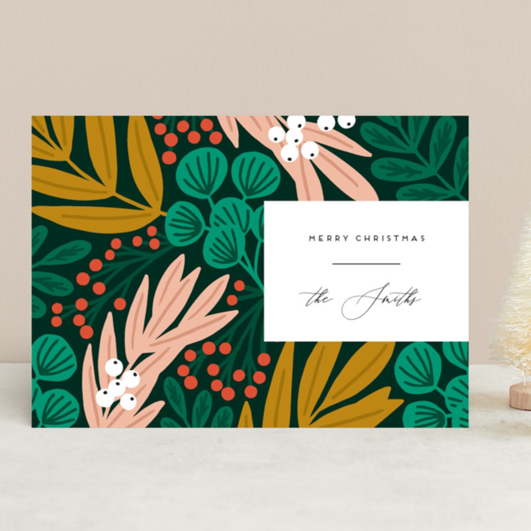 "The Garden" - Holiday Cards in Forest by Genna Blackburn - Front