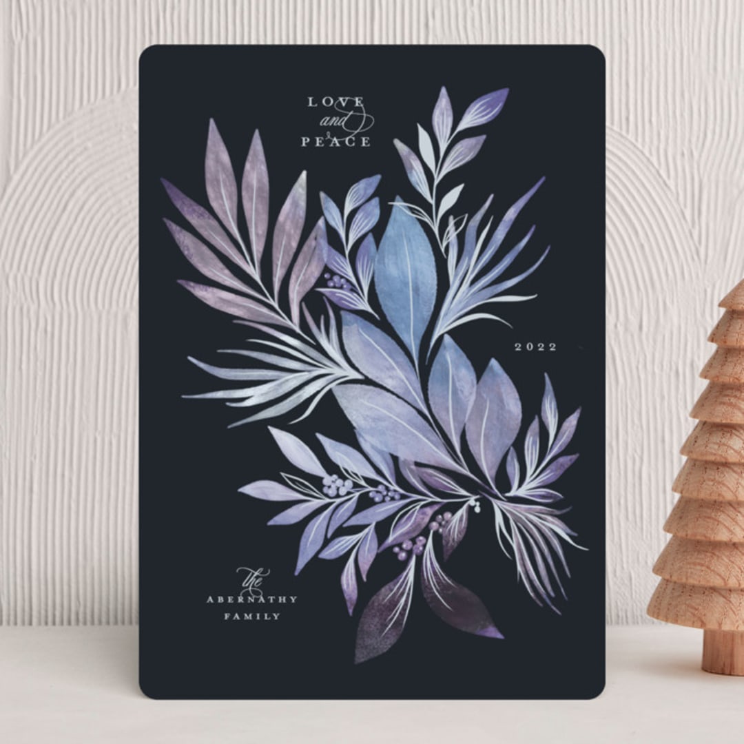 "botanique" - Holiday Cards in Frozen by Heather Cairl - Front
