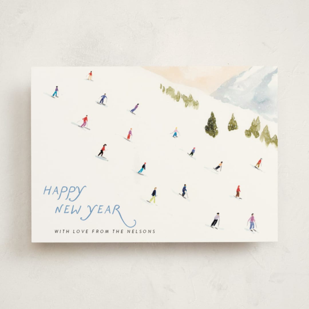 "Tis the Skison" - Holiday Cards in Snow by Lindsay Megahed - Front