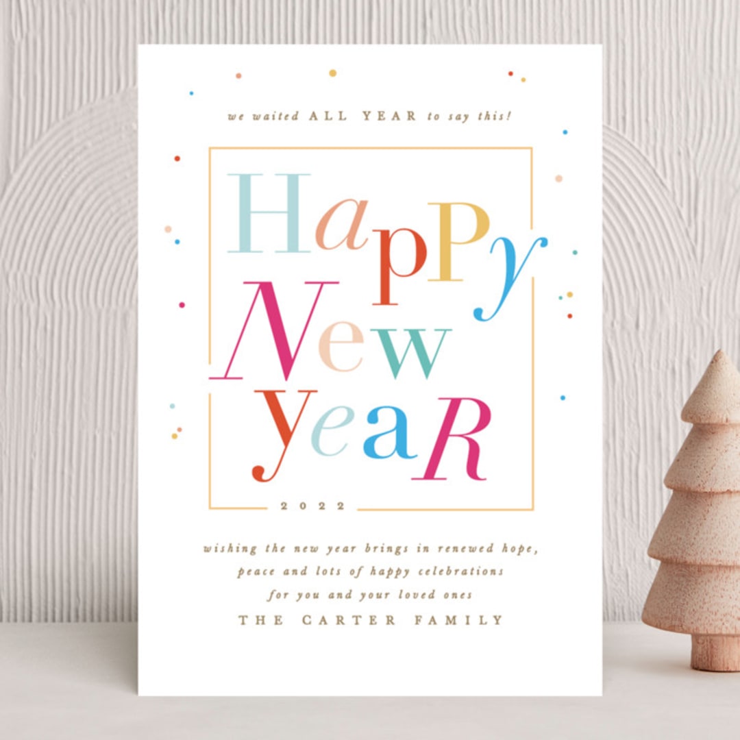 "Waited for this moment" - Holiday Cards in Bright by Creo Study - Front