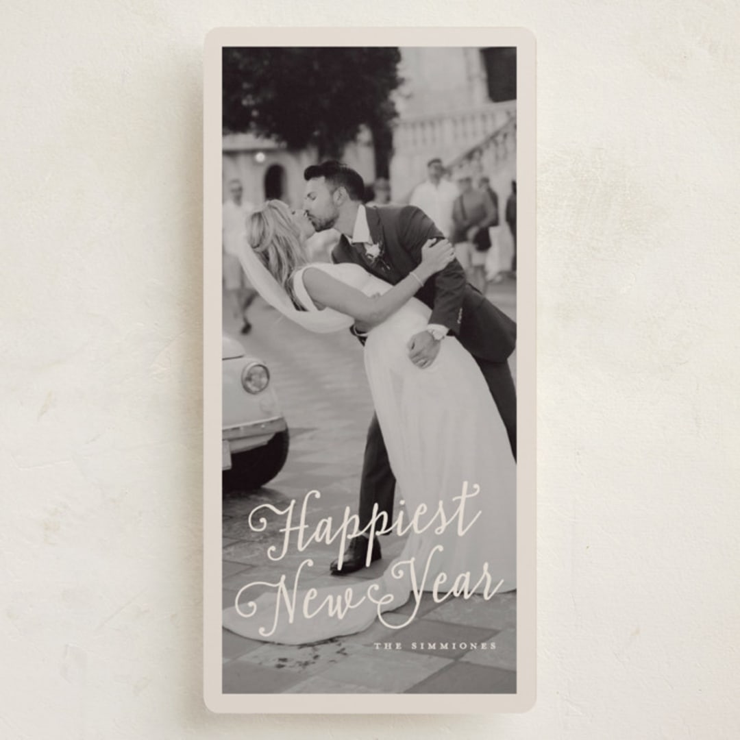 "Simeonne" - Holiday Cards in Marshmallow by Pati Cascino - Front