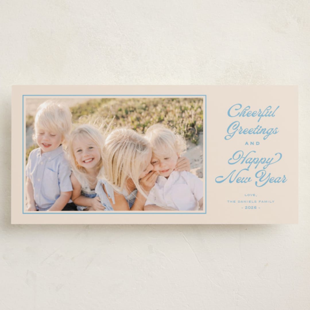 "Paradise" - Holiday Cards in Sky by Carolyn MacLaren - Front