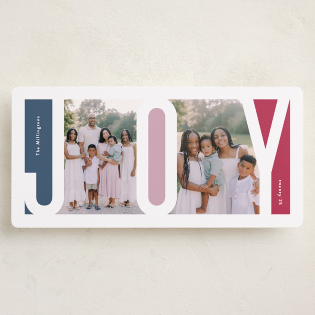 "Inner Joy" - Holiday Cards in Marine by Lauren Chism - Front