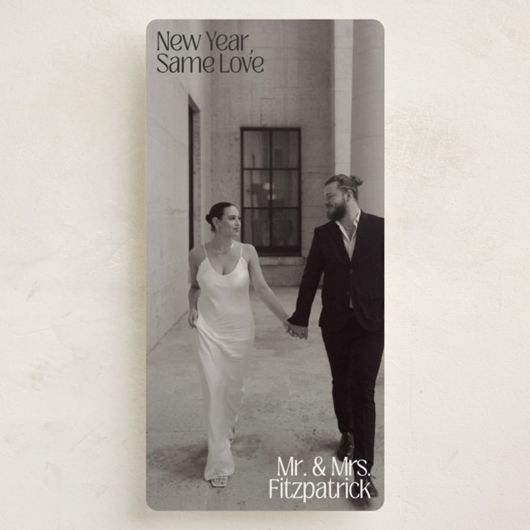 "together" - Holiday Cards in Midnight by Inkblot Design - Front