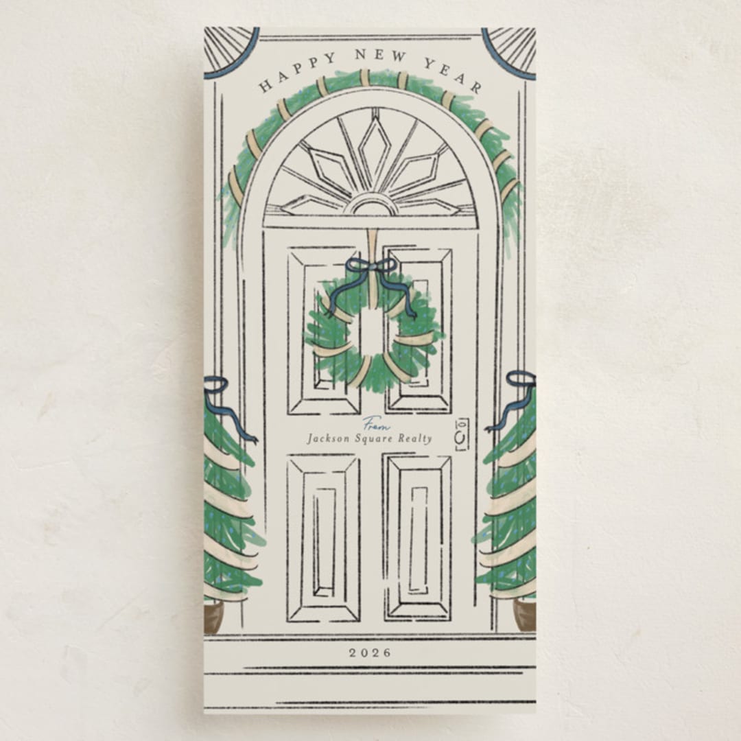 "Welcome Home" - Holiday Cards in Winter by Heather Schertzer - Front