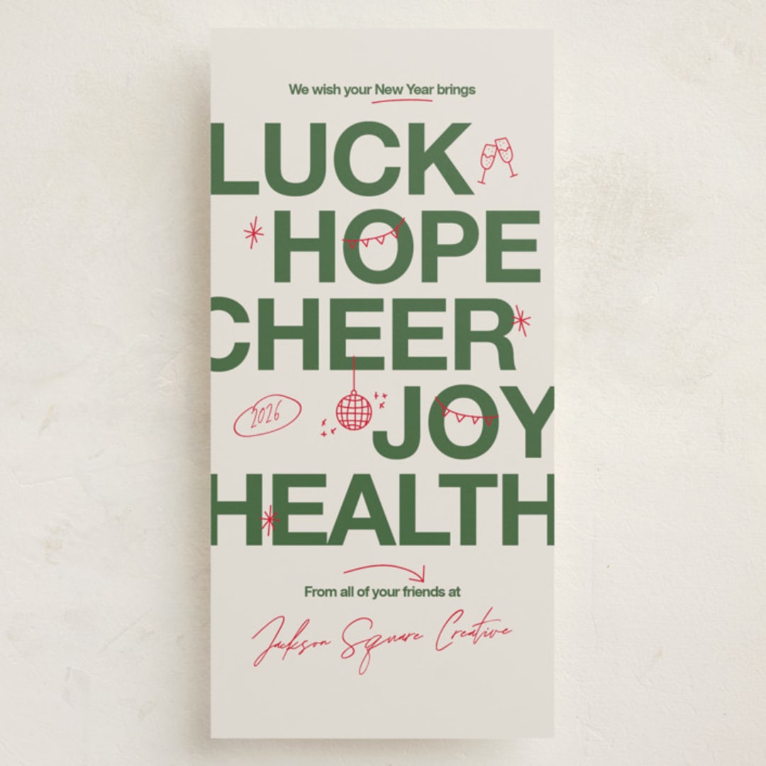 "Holiday scribbles" - Holiday Cards in Pine by Owl and Toad - Front