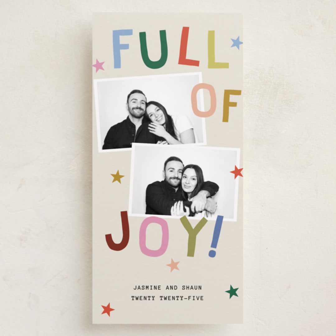 "Full of Joy (& Cheer)" - Holiday Cards in Jubilant by Kercia Jane - Front