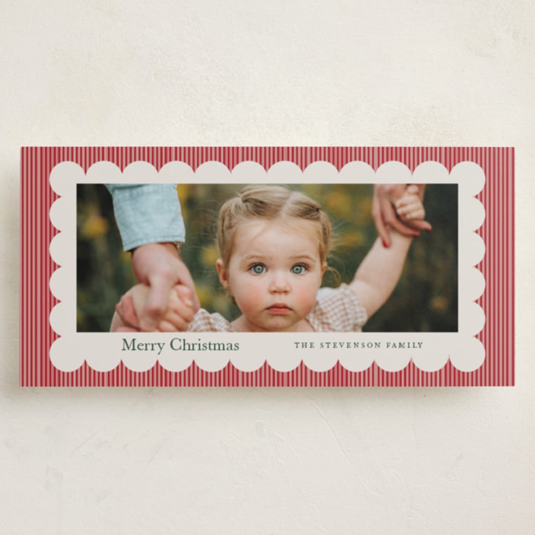 "Charm" - Holiday Cards in Cherry by Nicoletta Savod - Front