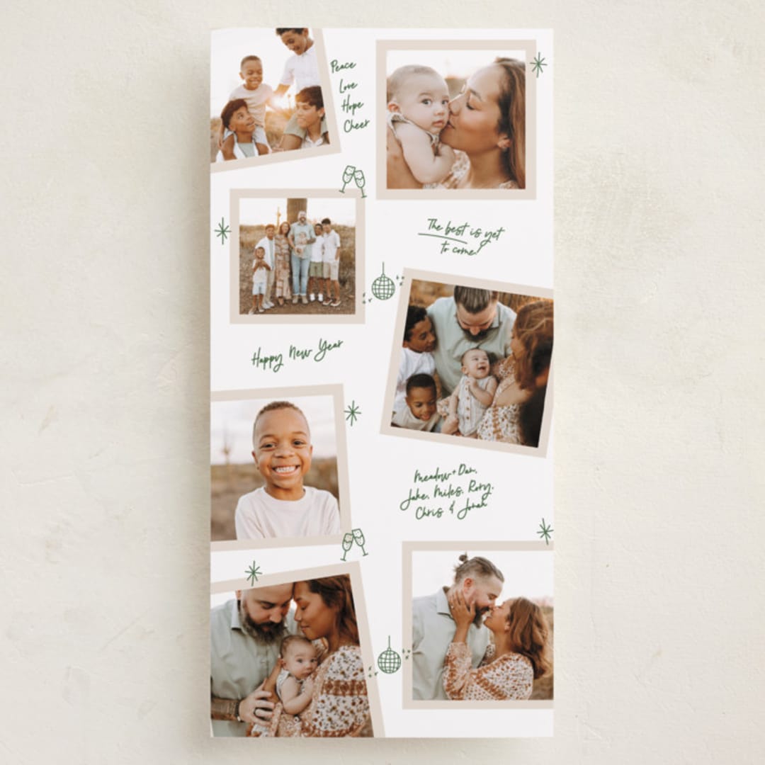 "Personal Note" - Holiday Cards in Pine Needle by Owl and Toad - Front