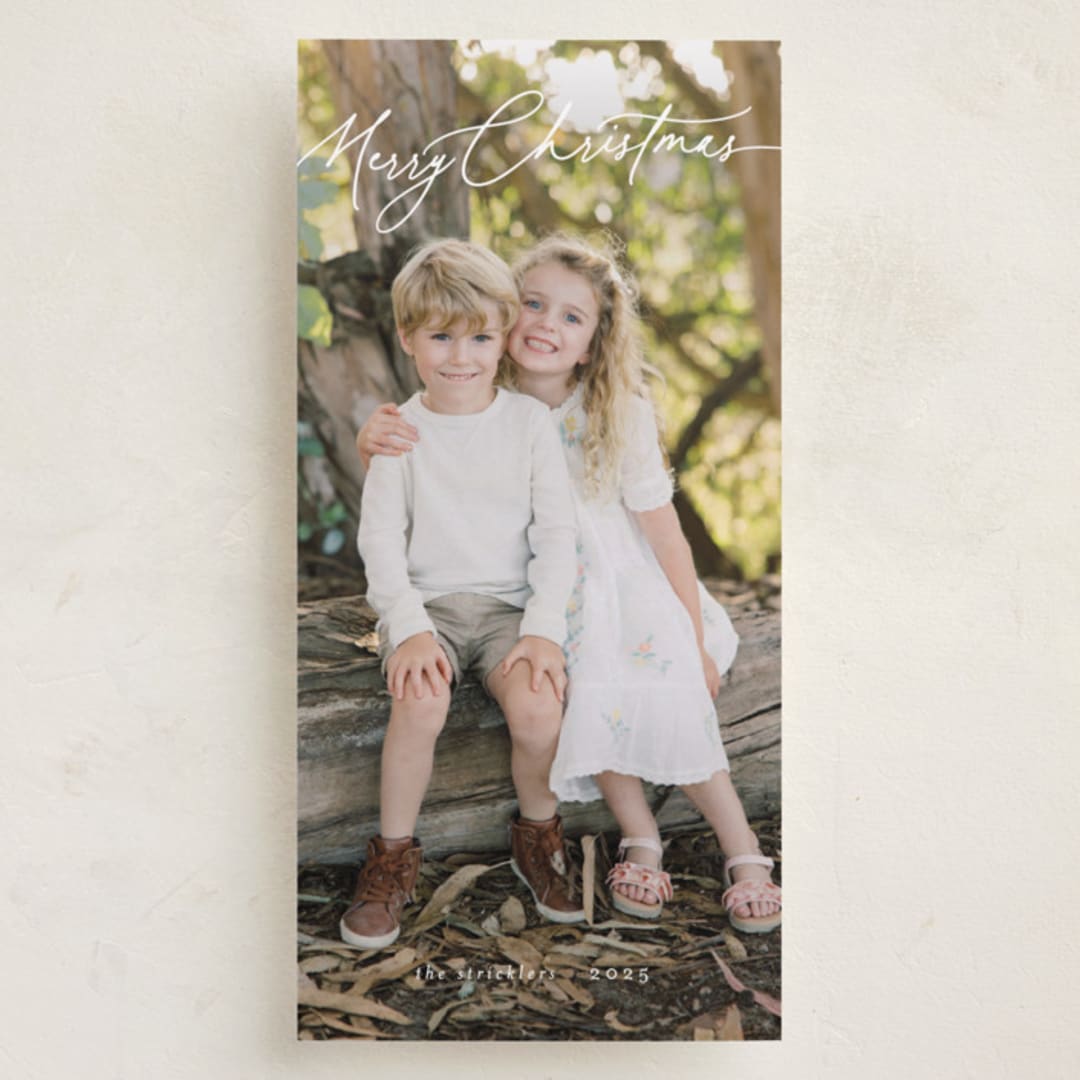 "Holiday Panorama" - Holiday Cards in Snow by Chris Griffith - Front