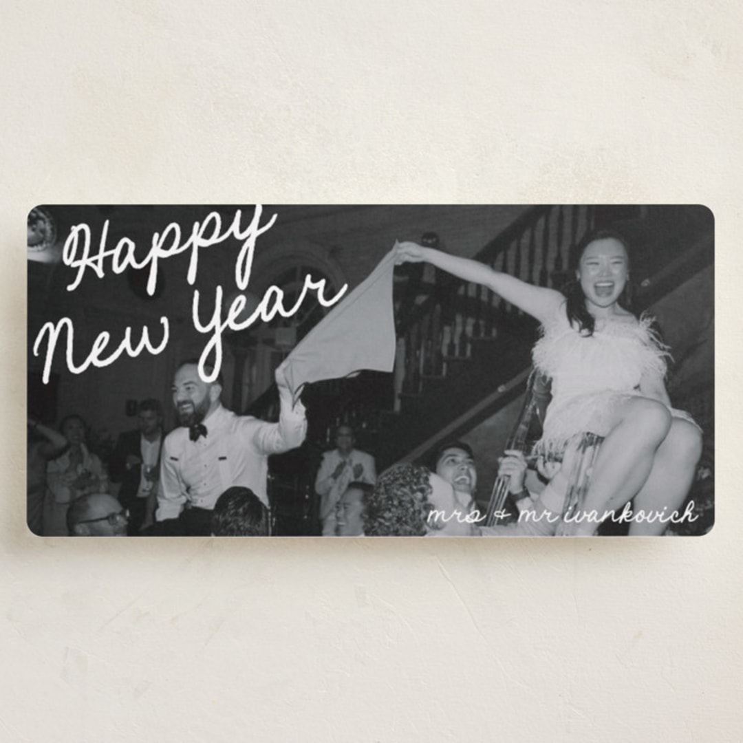 "Candid moments" - Tall Holiday Cards in Snow by Catherine Culvenor - Front