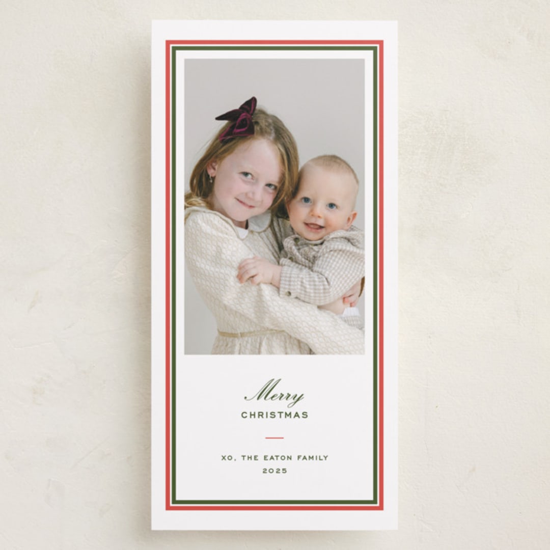 "Maine" - Holiday Cards in Stocking by Megan Davis - Front