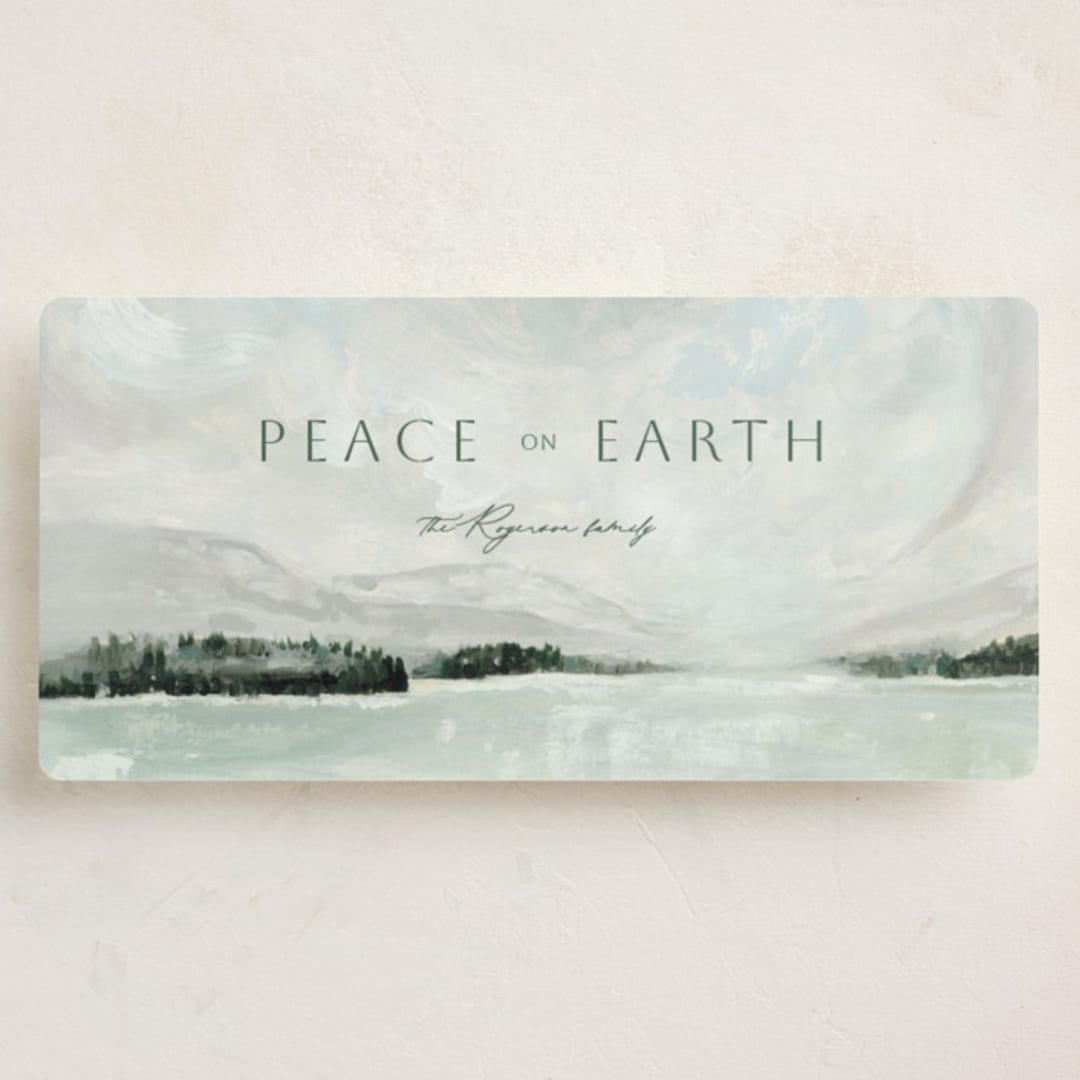 "Kalispell" - Holiday Cards in Mint by Holly Whitcomb - Front