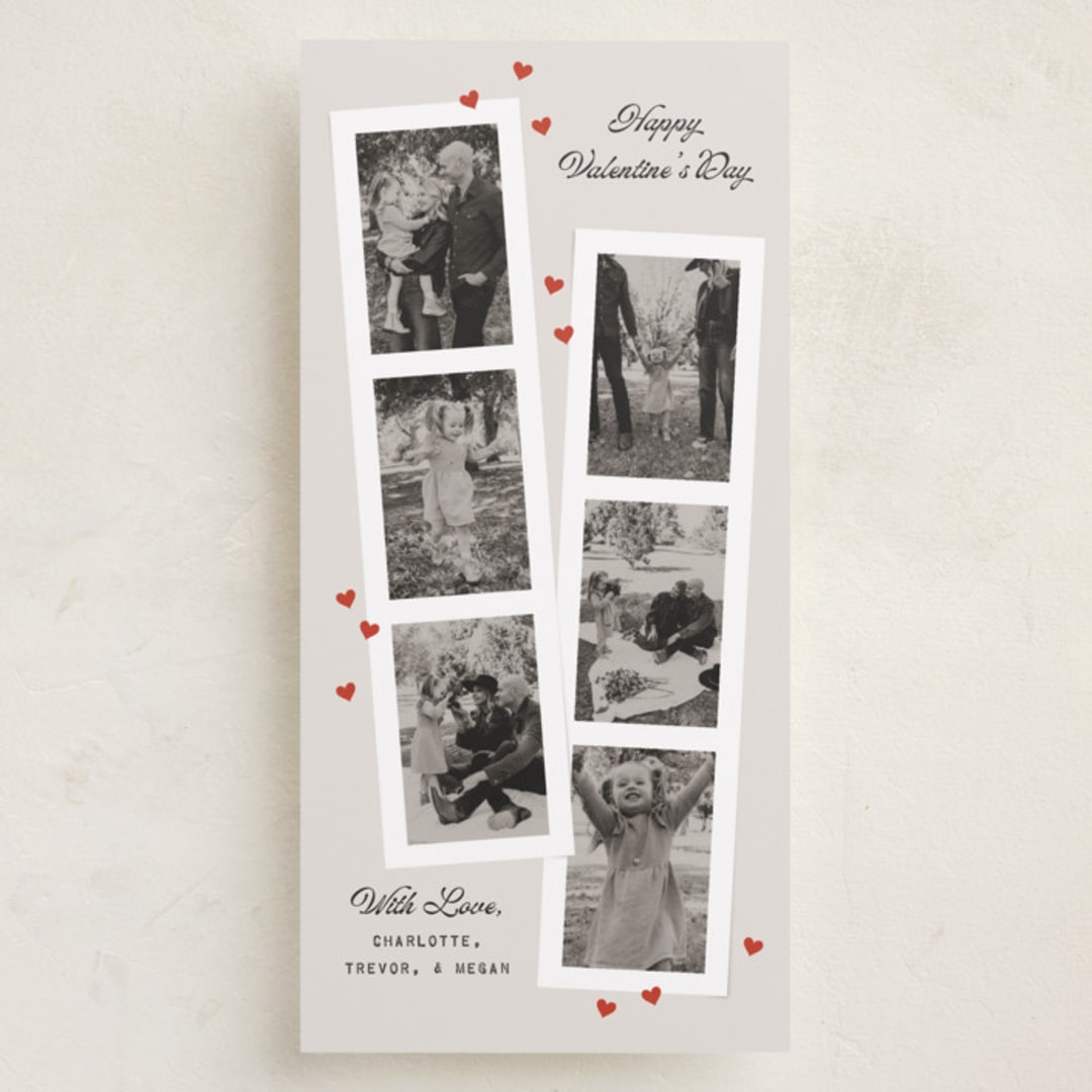 "Film Strip" - Holiday Cards in Vanilla by Heather Schertzer - Front