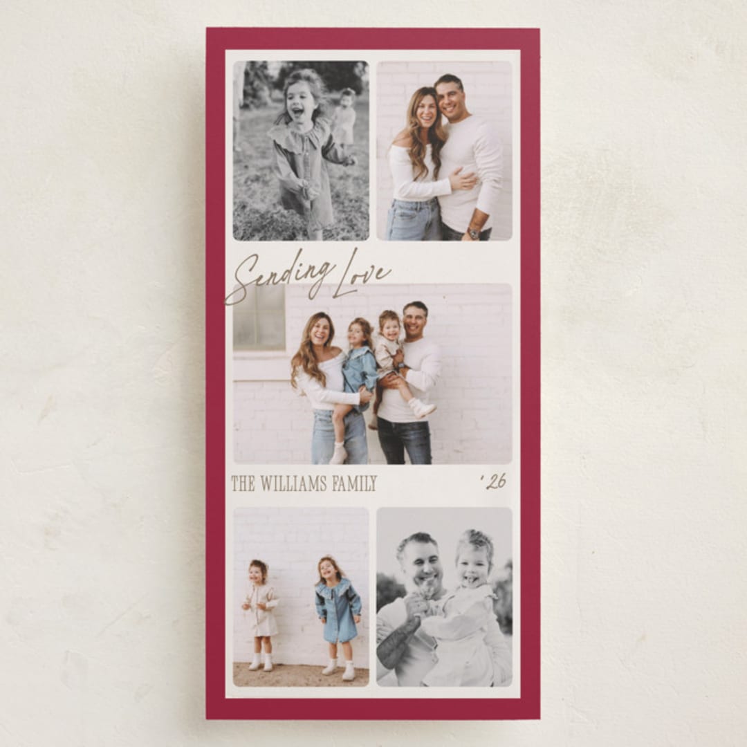 "Valentines Film" - Holiday Cards in Ruby by Robert and Stella - Front