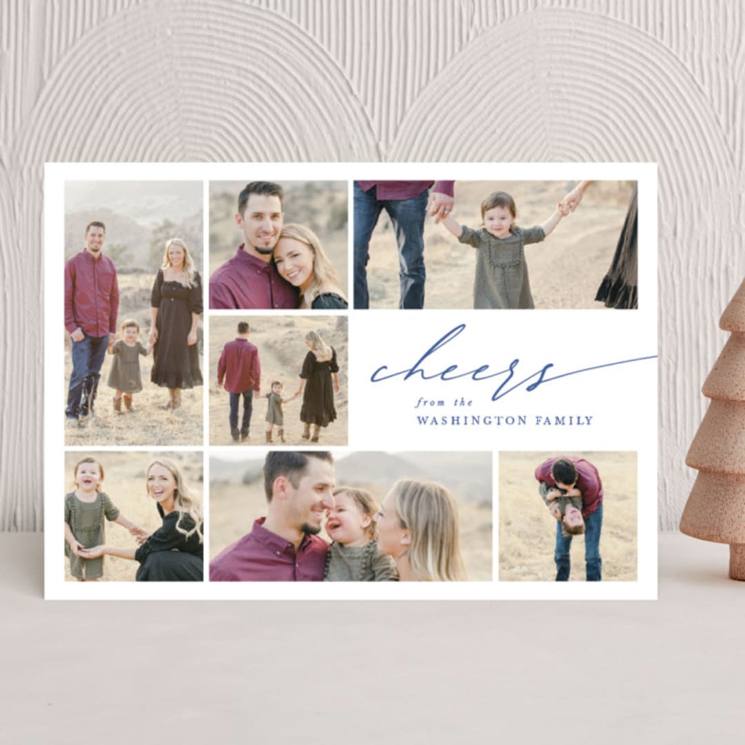 "Cheerful Gallery" - Holiday Cards in Twilight by Ally Madison - Front