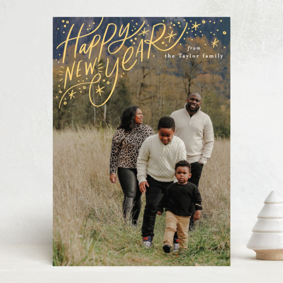 "Crazy New Year" - Holiday Cards in Honey by Alethea and Ruth - Front