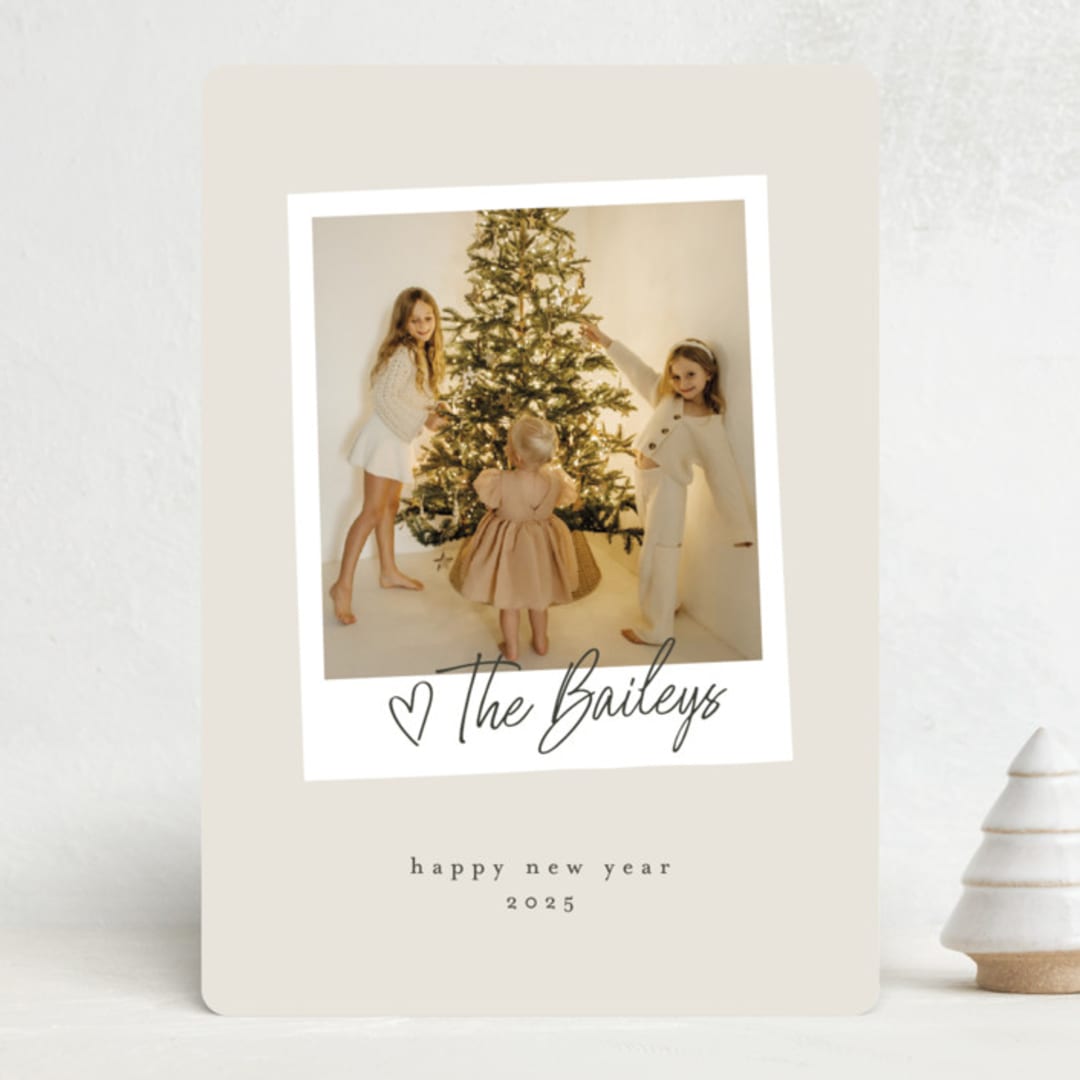 "holiday snapshot" - Holiday Cards in Cream by Karidy Walker - Front