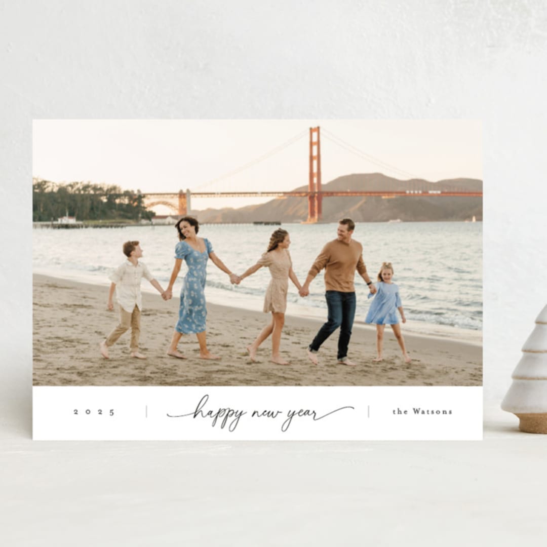 "Together" - Holiday Cards in Winter by Christy Hy Lee - Front