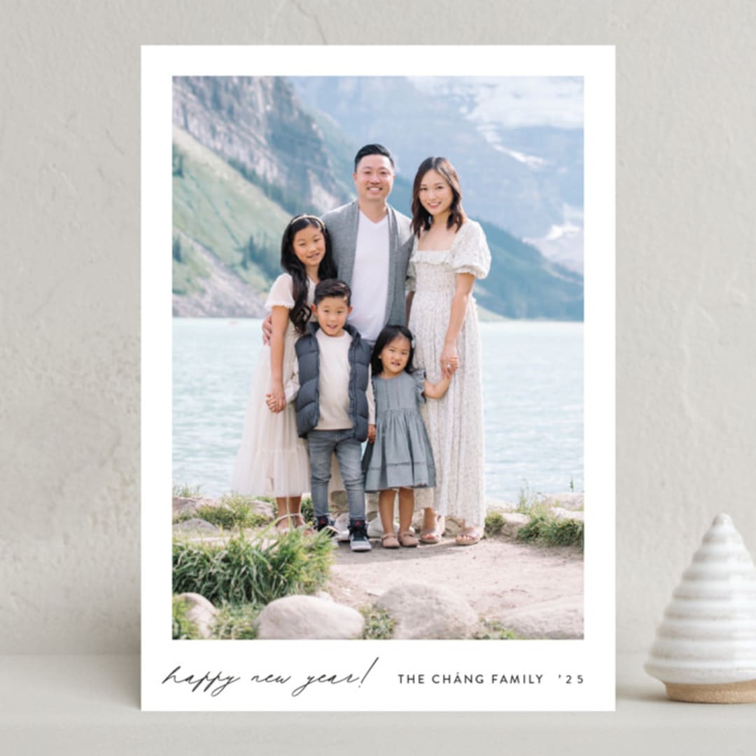 "shout!" - Holiday Cards in Snow by Carolyn Nicks - Front