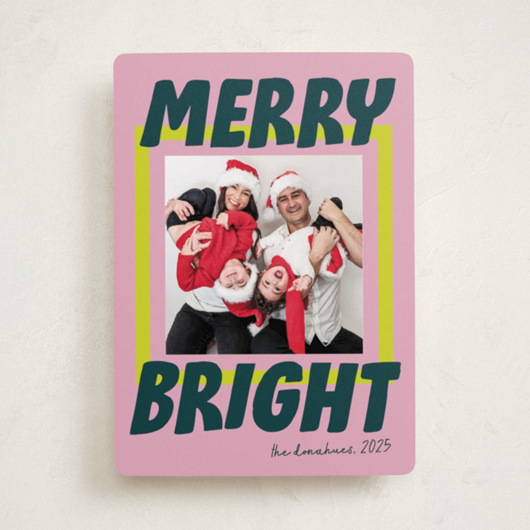 "Bold and Bright" - Holiday Cards in Gumdrop by Shari Margolin - Front