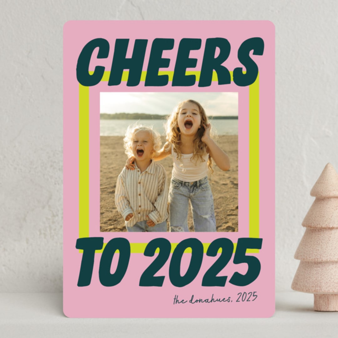 "Bold and Bright" - Holiday Cards in Gumdrop by Shari Margolin - Front