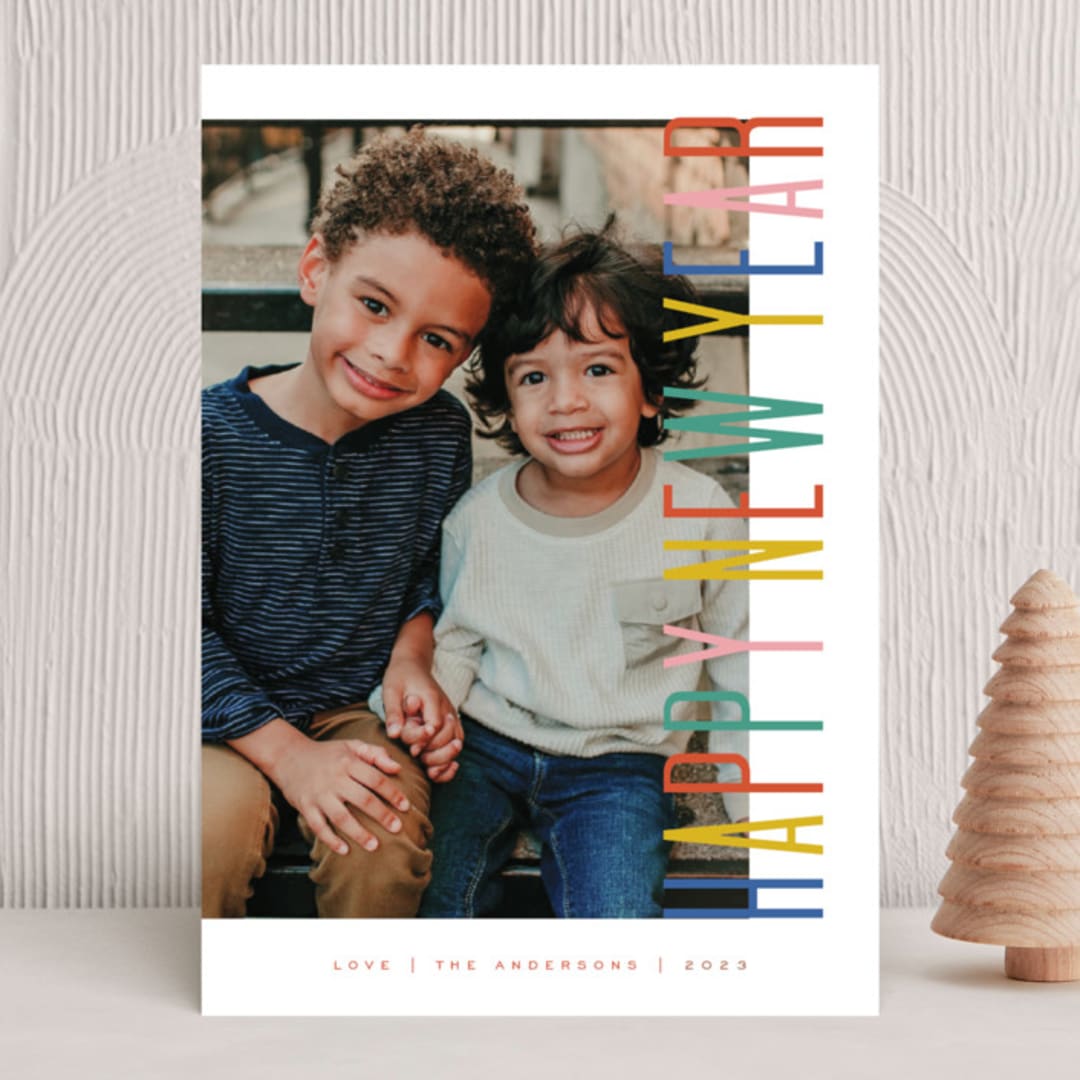 "Bright And Colorful" - Holiday Cards in Candy by Michelle Taylor - Front
