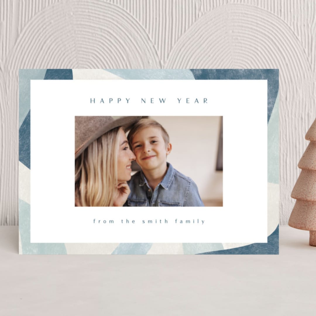 "Narrows Edge" - Holiday Cards in Ice by Amy Kross - Front