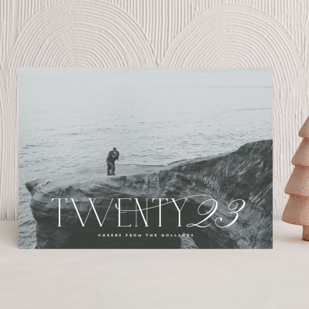 "Elegant Arch" - Holiday Cards in Snow by Heather Cairl - Front