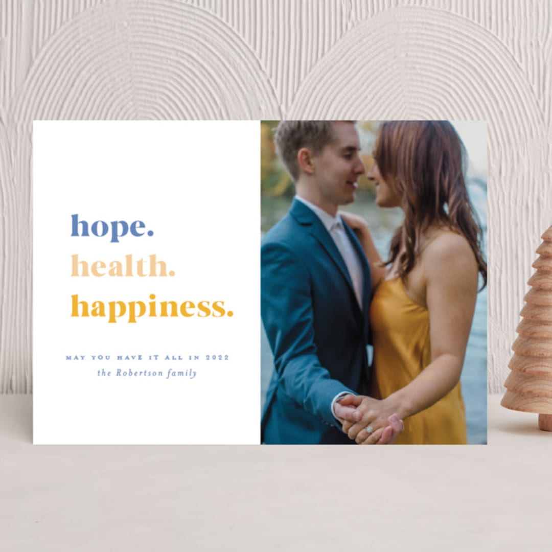 "Have It All" - Holiday Cards in Blueberry Pie by Ellis - Front