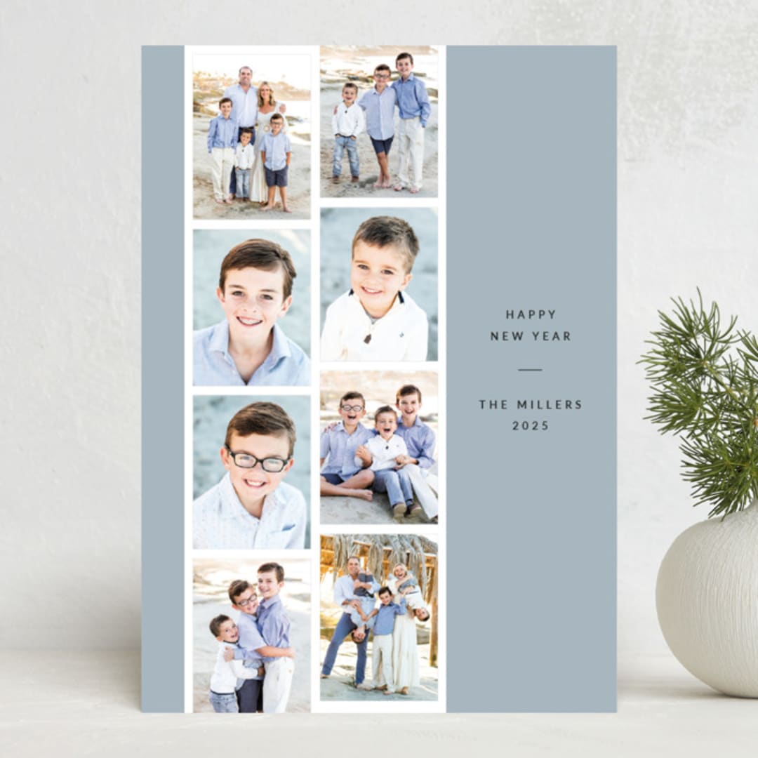 "sequence" - Holiday Cards in Cool by Sumak Studio - Front