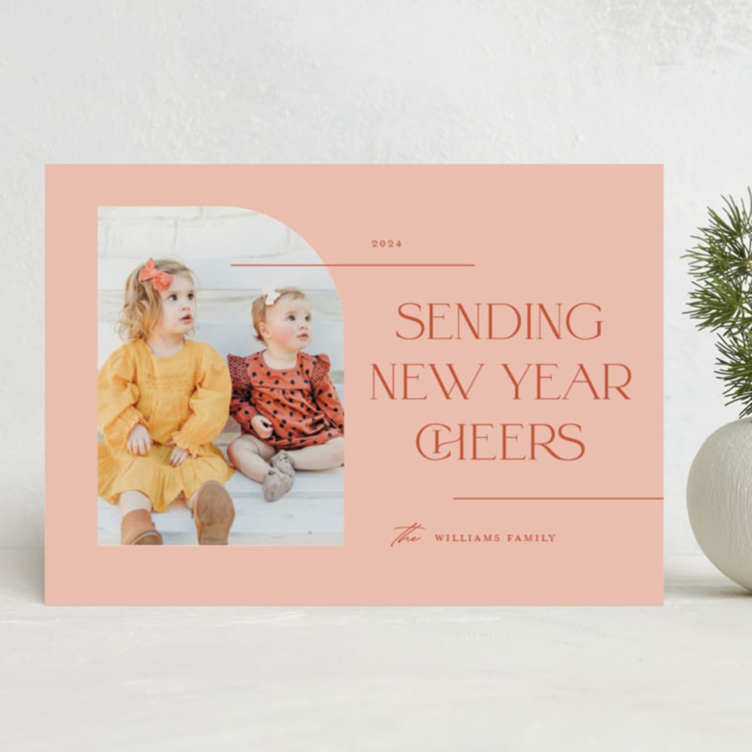 "make it happy" - Holiday Cards in Pinkberry by Christie Garcia - Front