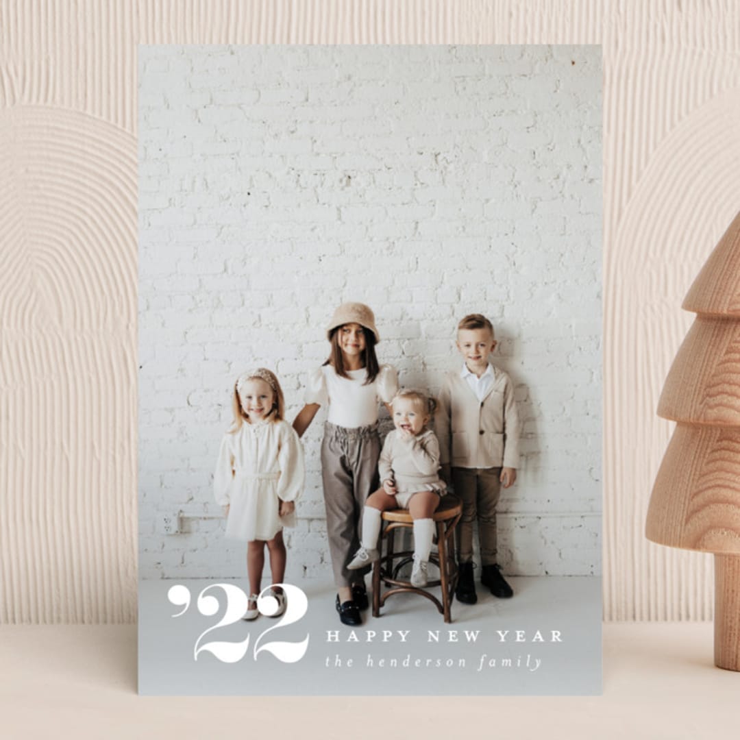 "Side Note" - Holiday Cards in Cloud by Ashlee Townsend - Front