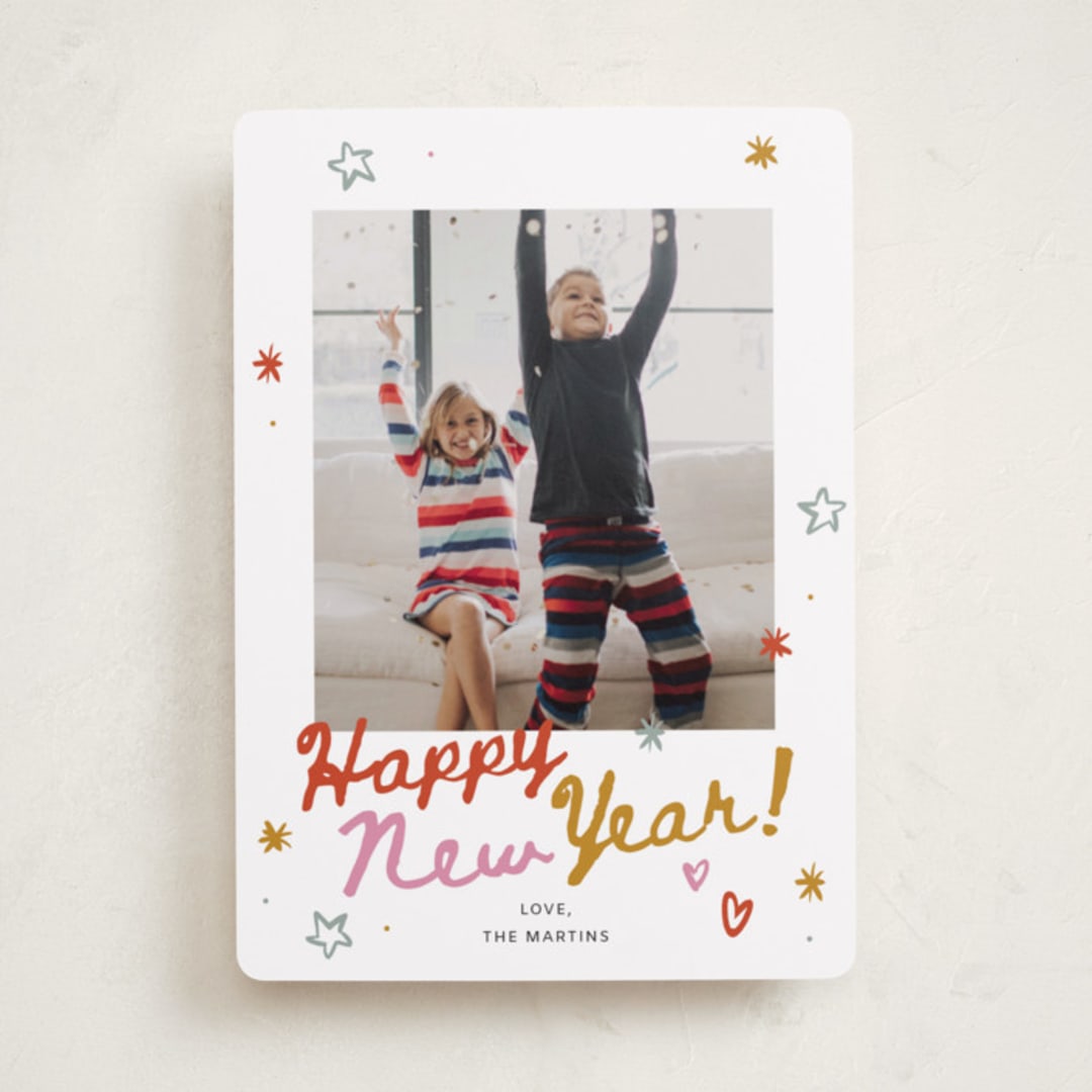 "Everything Confetti" - Holiday Cards in Confetti by Ani Somi - Front